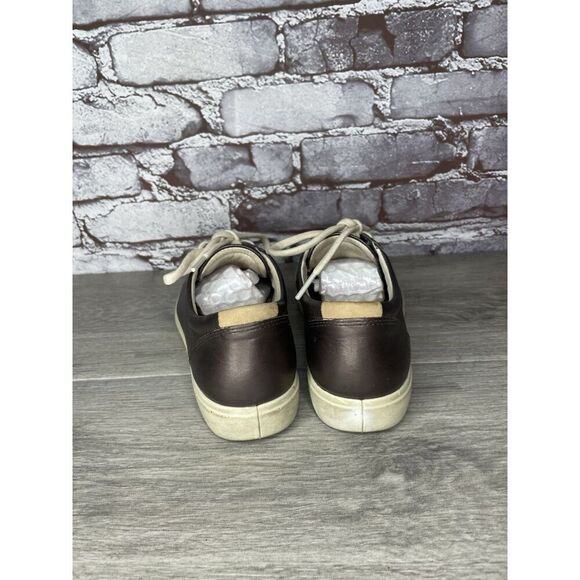 Ecco Soft 7 Purple Bronze Casual Lace Up Sneakers Shoes Women Sz 37EU/6.5M US - Picture 5 of 16